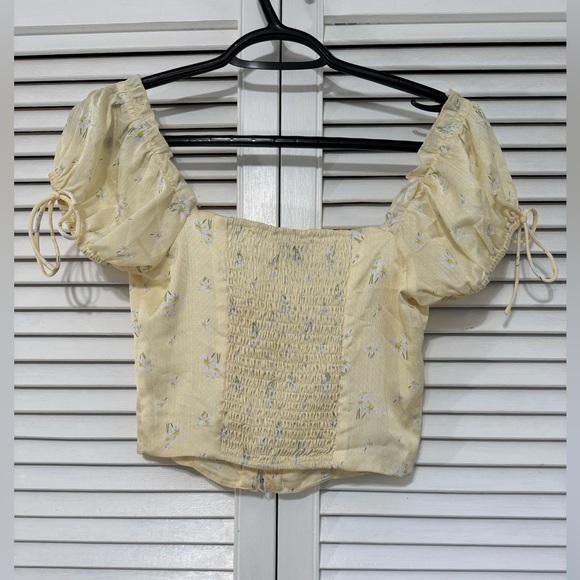 PRINCESS POLLY ALLYSON TOP YELLOW - Picture 11 of 11